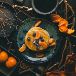 Fruity Pancake with Orange & Blueberry
