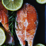 Fresh Lime Roasted Salmon with Ginger Sauce